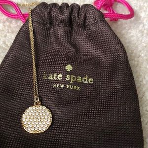 Kate Spade Gold and Diamond Pendant